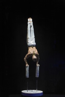 Artist in circus ring