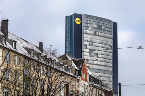ARAG Corporate Headquarters, Winter, Duesseldorf, North Rhine-Westphalia, Germany, Europe