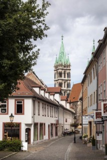Medieval Old Town with Naumburg Cathedral St. Peter and Paul, Naumburg