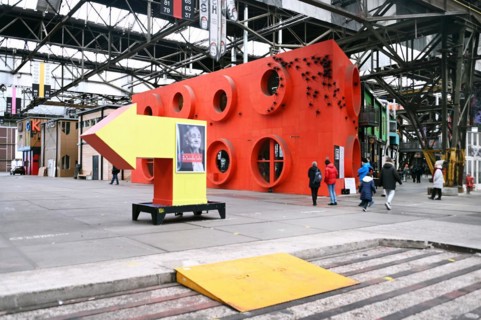 Shipyard hall NDSM Plein, Amsterdam, Netherlands