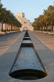 Museum of Islamic Art by the Archtics Ieoh Ming Pei and Jean-Michel Wilmotte, Doha, Qatar, Asia