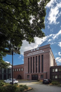 Recklinghausen transformer station, heritage-protected building, Route der Industriekultur and is both a transformer station and a museum, Museum Strom und Leben, Recklinghausen, North Rhine-Westphali...