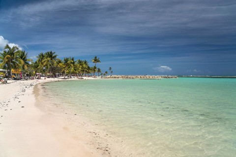 On the beach of Sainte-Anne, Guadeloupe, France, North America