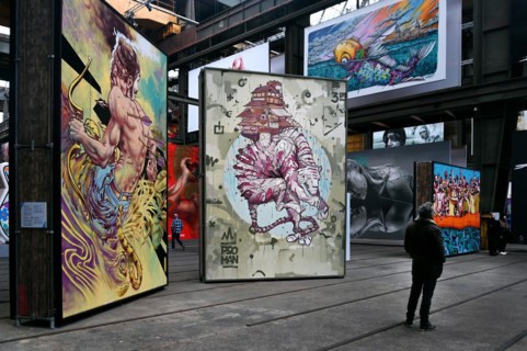 STRAAT, Museum for Street Art and Graffiti, NDSM Plein, Amsterdam, The Netherlands, Europe