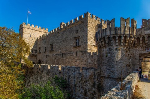 Grand Masters Palace built in the 14th century by the Johnnite Order, fortress and palace for the Grand Master, UNESCO World Heritage Site, Old Town, Rhodes Town, Greece, Europe