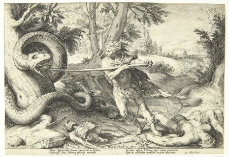 Kadmus slays the dragon