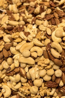 Various untreated nuts