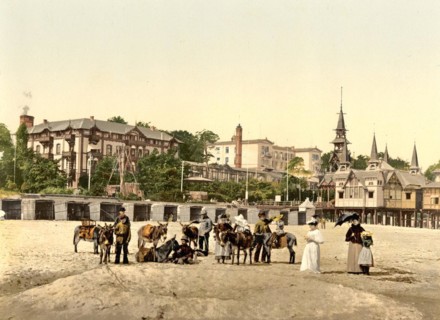 The Casino and the Pier of Heringsdorf
