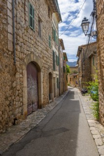 Alley with typical stone houses