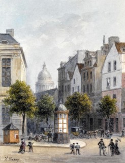 The last gables of the Rue de lEcole de Medecine