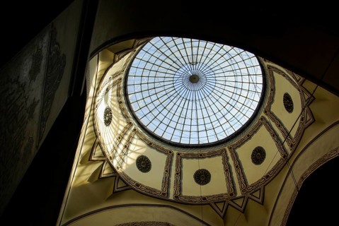 Dome of Ulucami mosque in Bursa