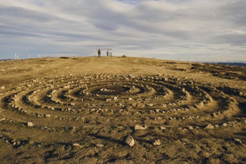 Stone circle on the Belchen