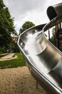 Slide on playground