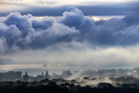 Autumn morning at Lake Constance