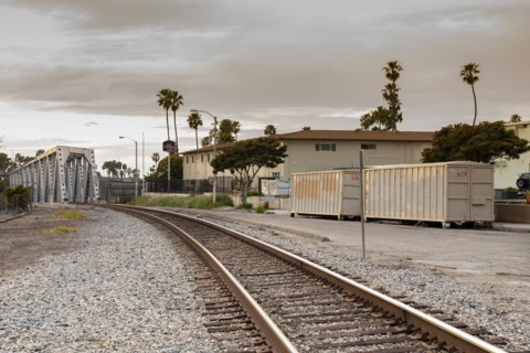 Railway at Ventura Beach