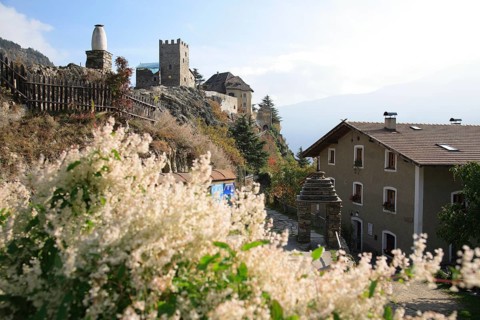 Juval Castle at the entrance to the Schnals Valley