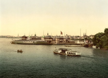 The Outer Alster Lake in Hamburg
