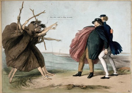 On a windswept heath