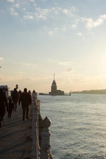View from Maiden's Tower in evening