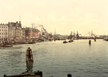 The Port of Szczecin in Pomerania