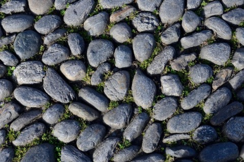 Wackerstones as road surface
