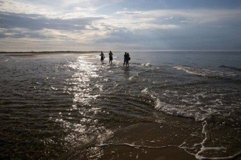 Meeting of the North Sea and the Baltic Sea at Grenen Point