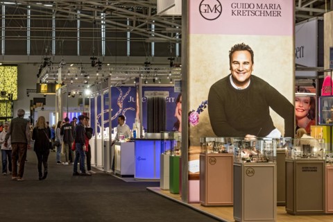Exhibition stand of fashion designer Guido Maria Kretschmer