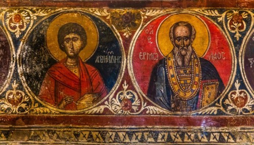 Depiction of saints