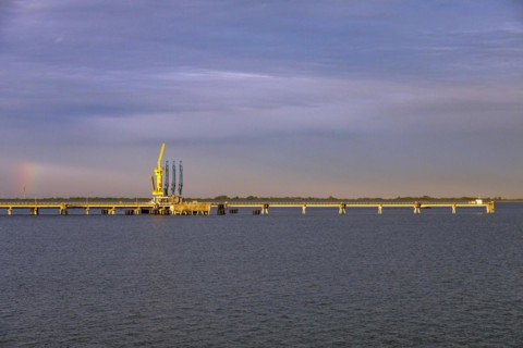 Unloading bridge of the NWO