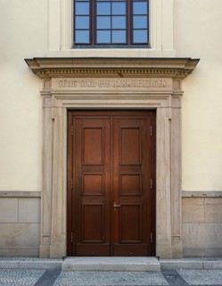 Side entrances at the German Cathedral