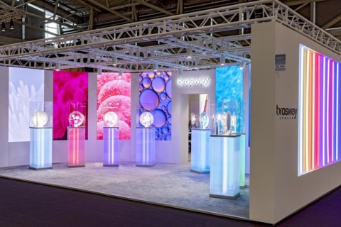Colourful light effects and video effects