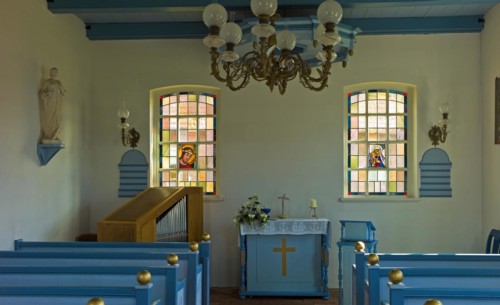 Chancel of the old island church on Baltrum