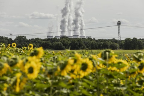 The Jaenschwalde coal-fired power plant