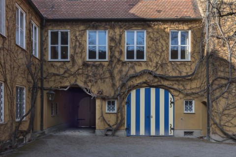 Inner courtyard of the Jakob Fugger settlement