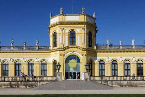 Orangery in the Karlsaue State Park in Kassel