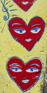 Graffiti on the remains of the Wall at Potsdamer Platz