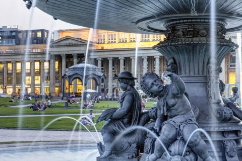 Fountain on the Schlossplatz