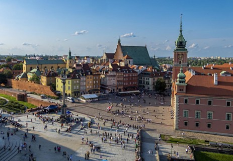 Warsaw Royal Castle and Sigismund Column