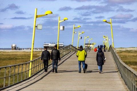 Pier to Sankt Peter-Ording beach