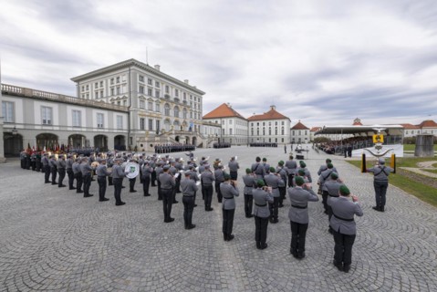 Handover roll call German Field Army in Nymphenburg Palace
