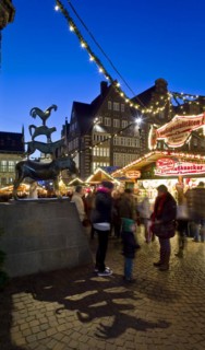 The Town Musicians at the Christmas Market