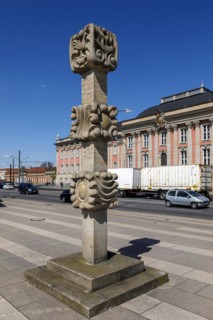 Post office column in the centre of Potsdam