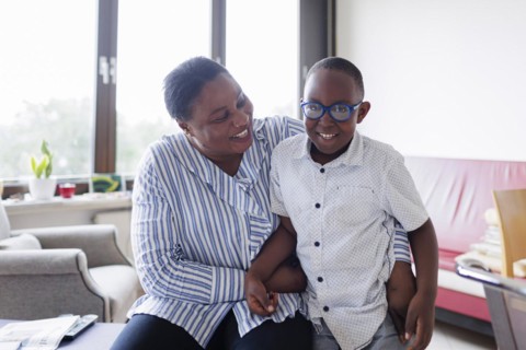 Mother and son