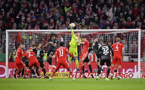 Penalty area scene
