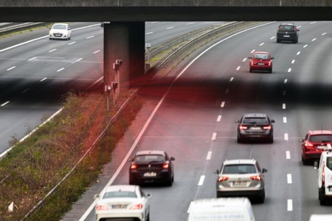 Traffic on the A44
