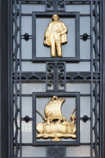 Detail an der Eingangstuer