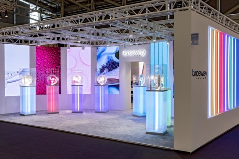 Colourful light effects and video effects