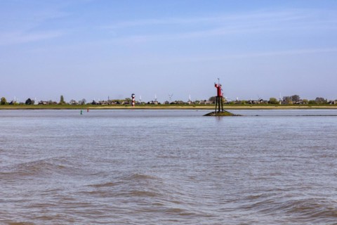 Elbe ferry between Glueckstadt and Wischhafen