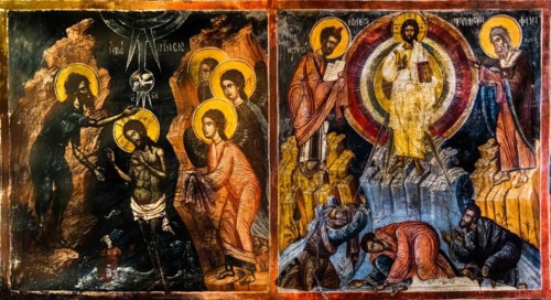 Baptism and Resurrection of Jesus