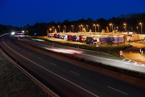 Rest area Neufelder Heide on the A40